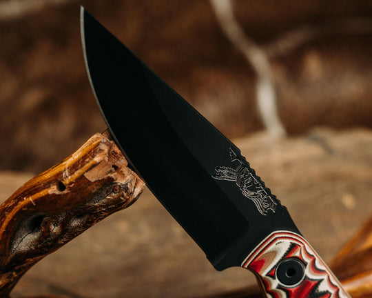 HFB x Huntress (Sara Gamache)- Feather Light- Native G10, Armor Black Cerakote, Allen Bolts, Chaos Grip