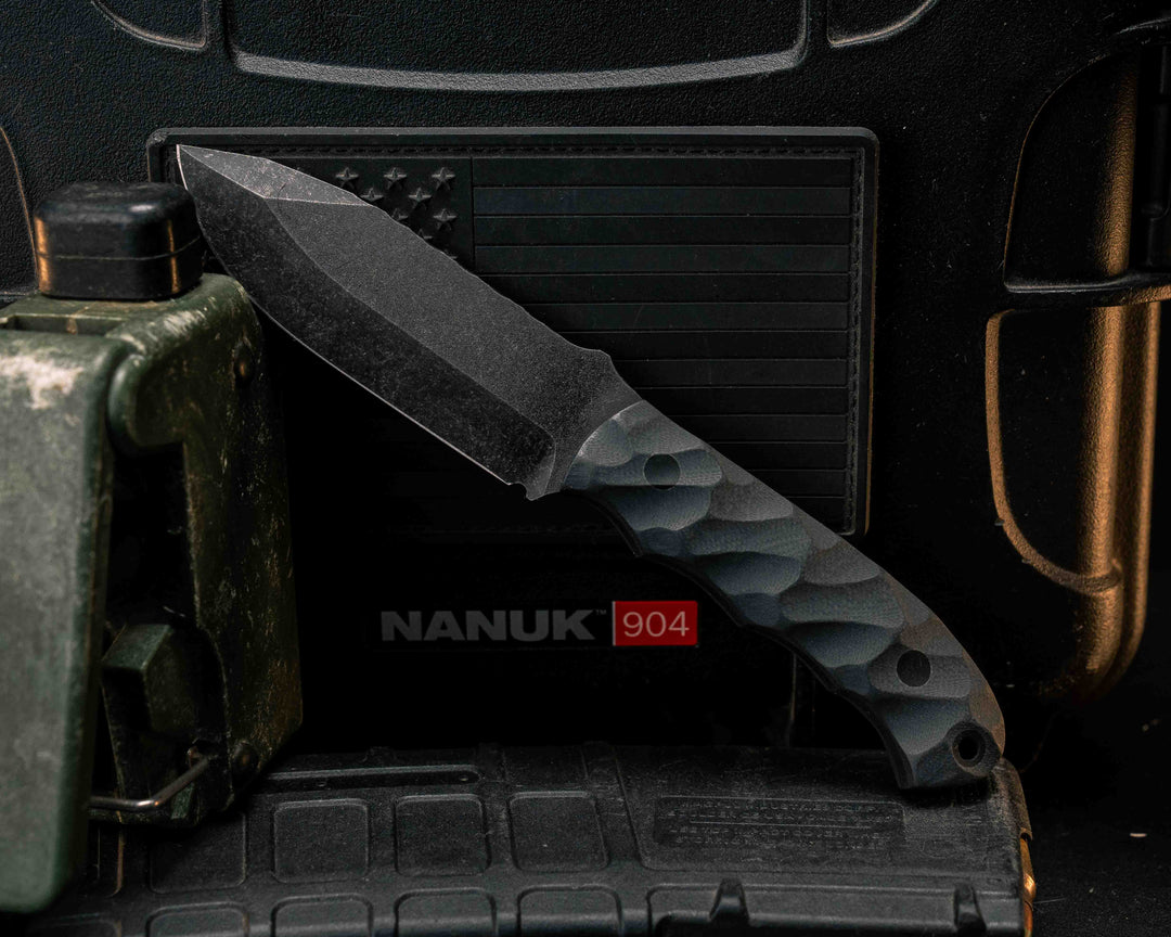 Disaster Cub- Graphite G10, CF Pins, CF Lanyard Pin, Textured Grip