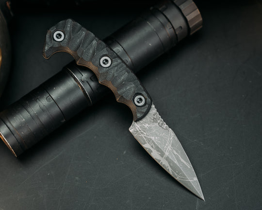 3" HUMINT- Black G10, Allen Bolts, Chaos Grip