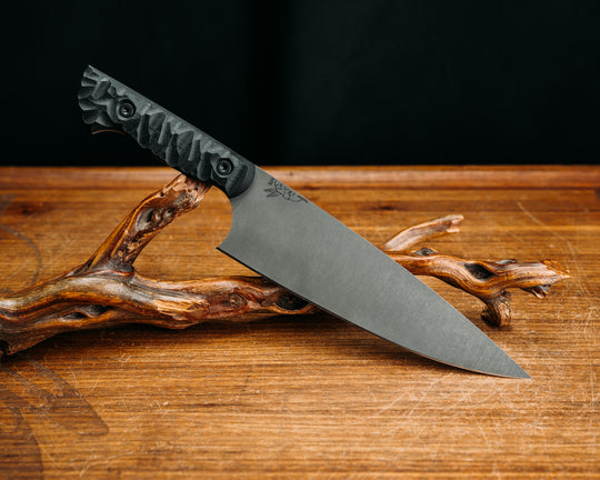 Chef Blade - Black G10, Allen Bolts, Chaos Grip.