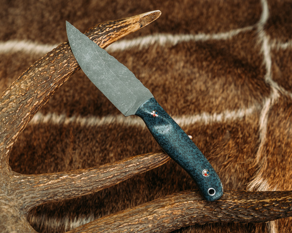 Feather Light - Blue Grip-Tec, Patriot Mosaic Pins, Aluminum Lanyard Pin, Contoured Grip