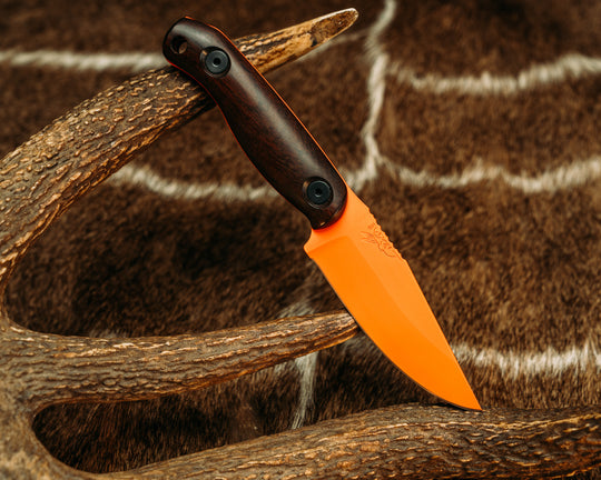 Feather Light - Desert Ironwood, Hunter Orange Cerakote,  Allen Bolts, Smooth Grip