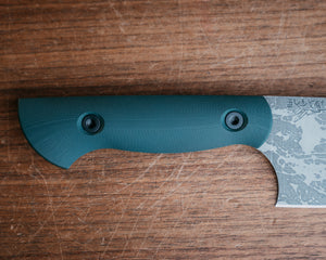 Chef Set - Forrest Green G10, Allen Bolts, Smooth Grip