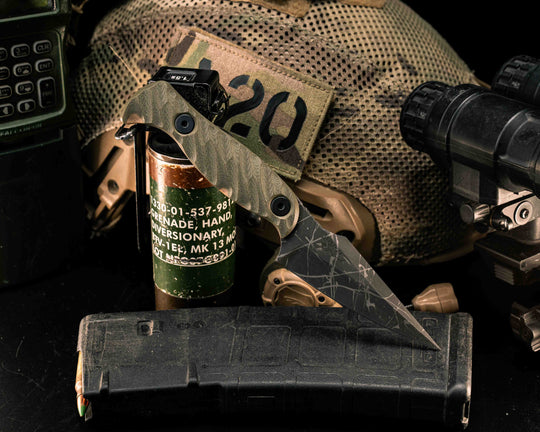 Gulo Gulo- OD Green/Coyote G10, Allen Bolts, Textured Grip