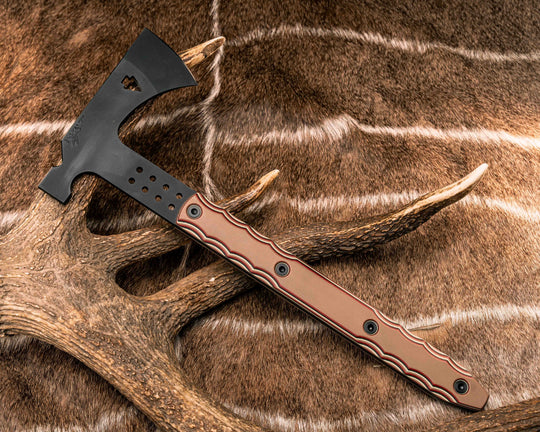 Arrowhead Hawk- Native G10, Armor Black Cerakote, Allen Bolts, Smooth Grip