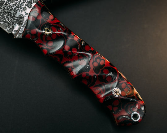 Disaster Jr - Skull Resin, Mosaic Pins, Aluminum Lanyard Pin.
