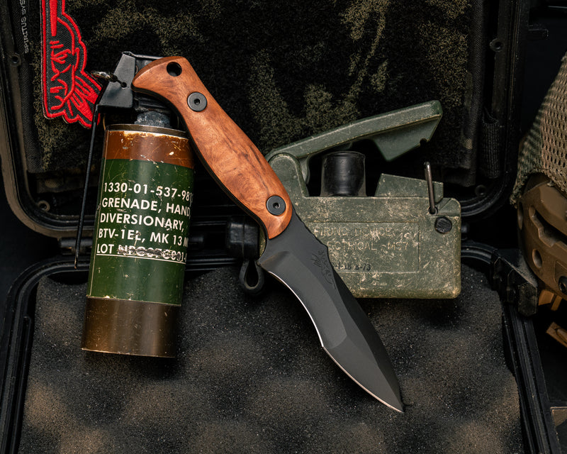 Extremis MK1- Lychee, Armor Black Cerakote, Allen Bolts, Smooth Grip