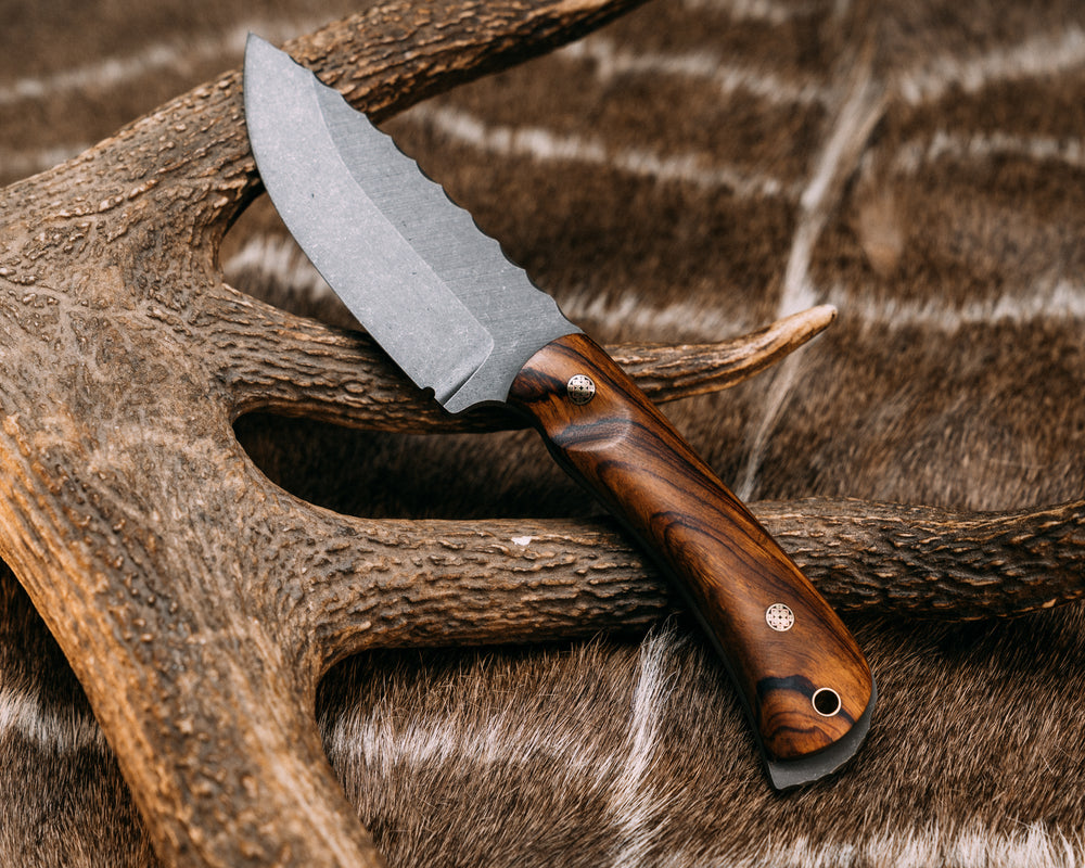 Cavner- Desert Ironwood, Mosaic Pins, Brass Lanyard Pin, Contoured Grip