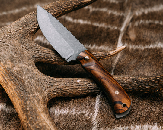 Cavner- Desert Ironwood, Mosaic Pins, Brass Lanyard Pin, Contoured Grip