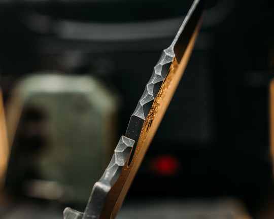 Notched Wire Cutter Breacher Gen 3- Navy S.E.A.L AOR 2 Cammie Micarda, Brass Split, Desert Ironwood, Mosaic Pins, Textured Grip