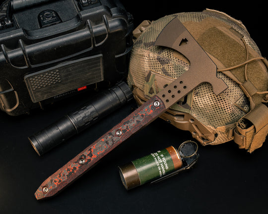 Arrowhead Hawk- Lava Flow FAT Carbon, Midnight Bronze Cerakote, Ti Allen Bolts, Smooth Grip