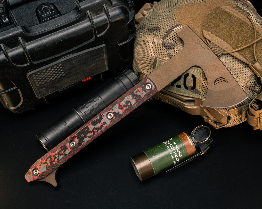 Howler Hawk- Lava Flow FAT Carbon, Midnight Bronze Cerakote, Ti Allen Bolts, Smooth Grip