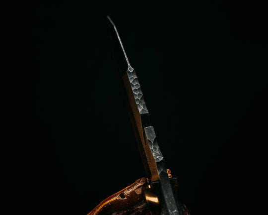 Notched Wire Cutter Breacher- Ancient Fossilized Reindeer, Mosaic Pins, Copper Lanyard Pin, Textured Grip