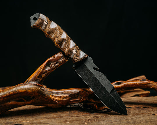 Notched Wire Cutter Breacher- Giant Irish Elk, Bronze Pins, Textured Grip