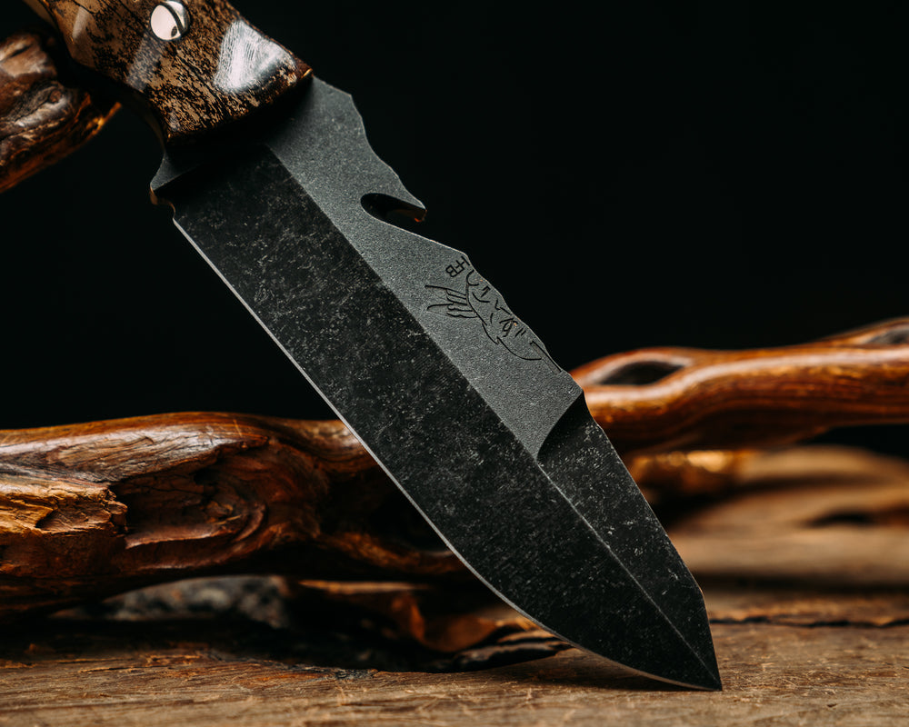 Notched Wire Cutter Breacher- Giant Irish Elk, Bronze Pins, Textured Grip