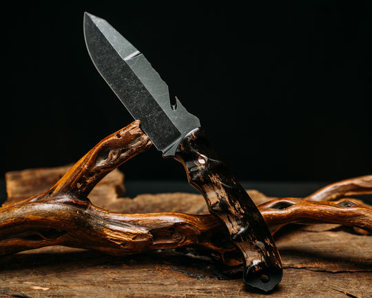 Notched Wire Cutter Breacher- Giant Irish Elk, Bronze Pins, Textured Grip