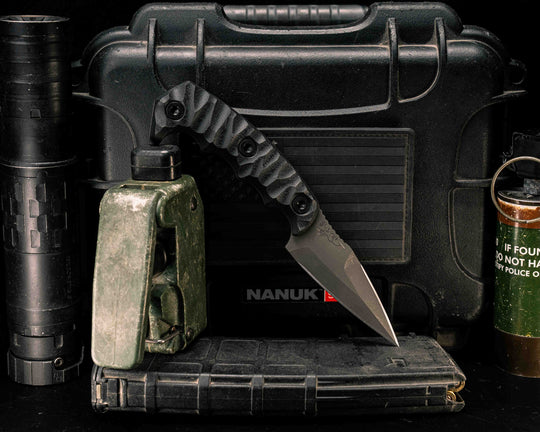 3" HUMINT - Black G10, Allen Bolts, Textured Grip