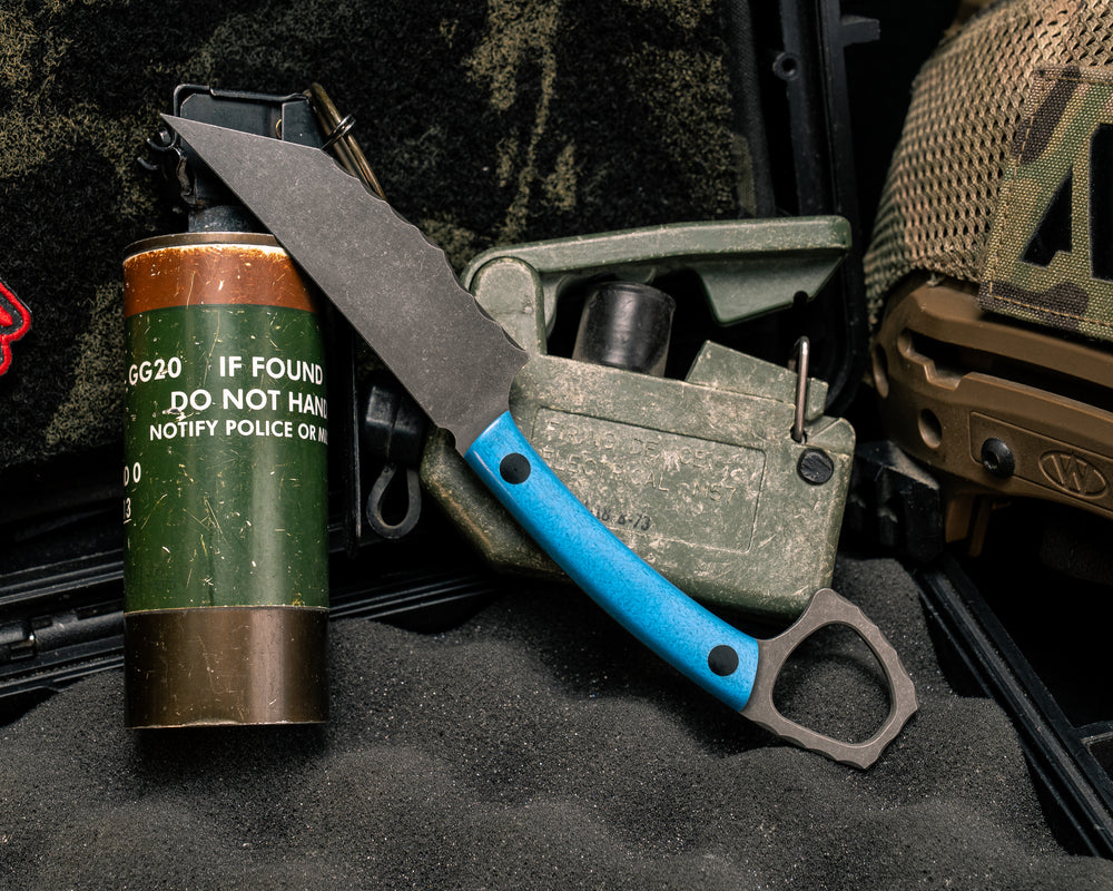 SOPHS- Ocean Blue Glass Fiber, CF Pins Smooth Grip