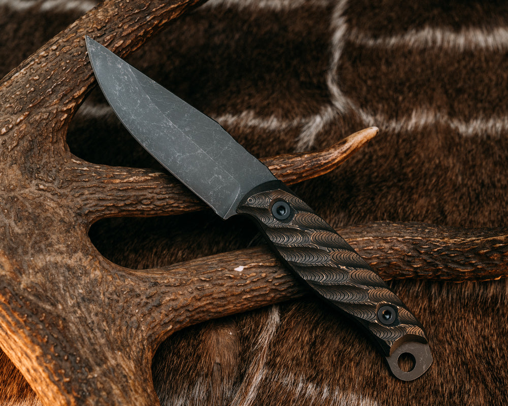 Crow Jr- Gold Camo Carbon, Allen Bolts, Iron Grip