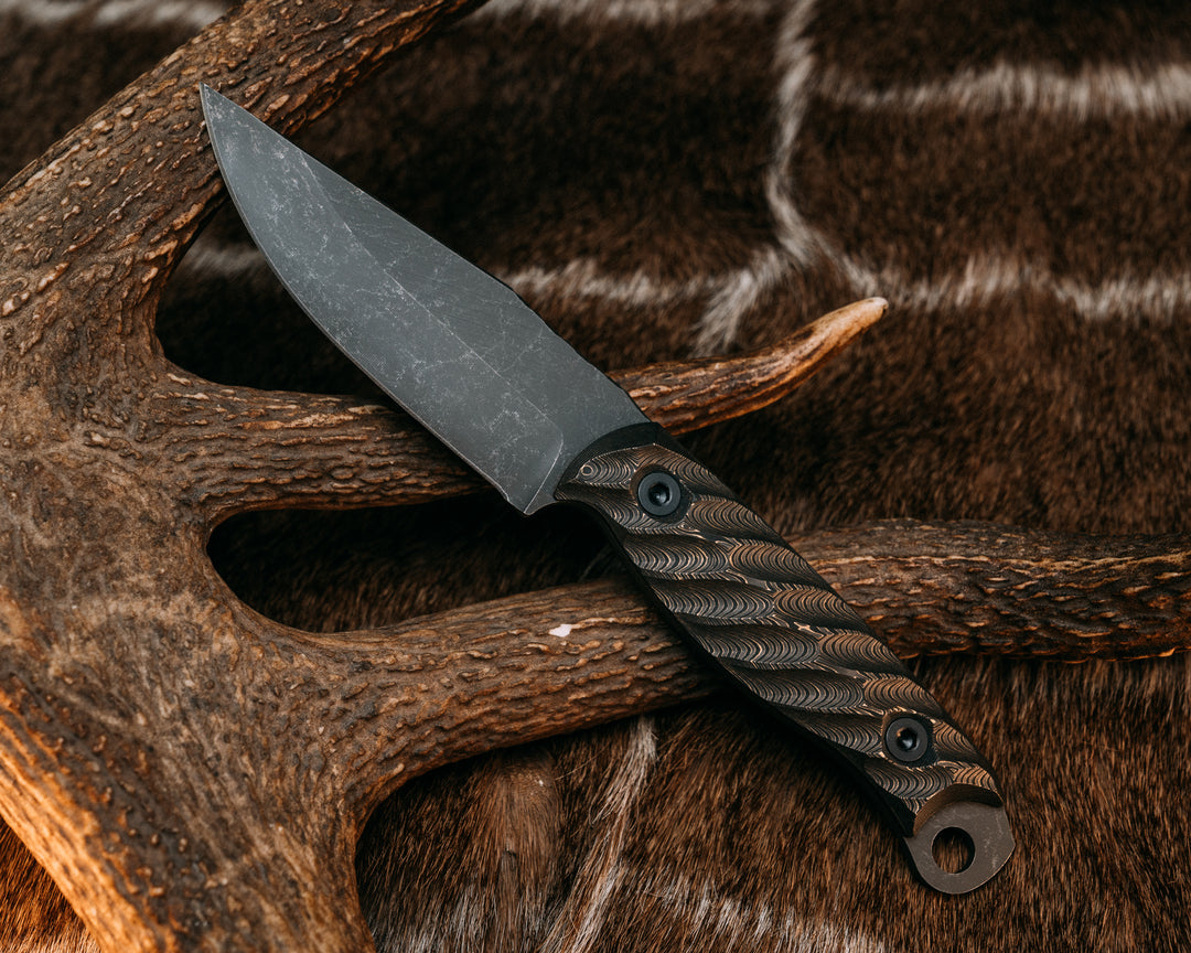 Crow Jr- Gold Camo Carbon, Allen Bolts, Iron Grip