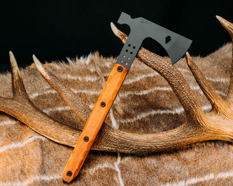 Arrowhead Hawk- Desert Ironwood, Armor Black Cerakote, Allen Bolts, Textured Grip