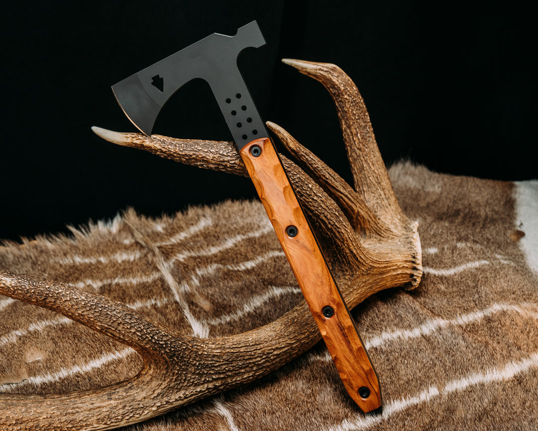 Arrowhead Hawk- Desert Ironwood, Armor Black Cerakote, Allen Bolts, Textured Grip