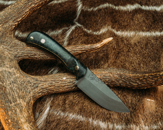 Cav Jr- Dyed Redwood, Mosaic Pins, Contoured Grip