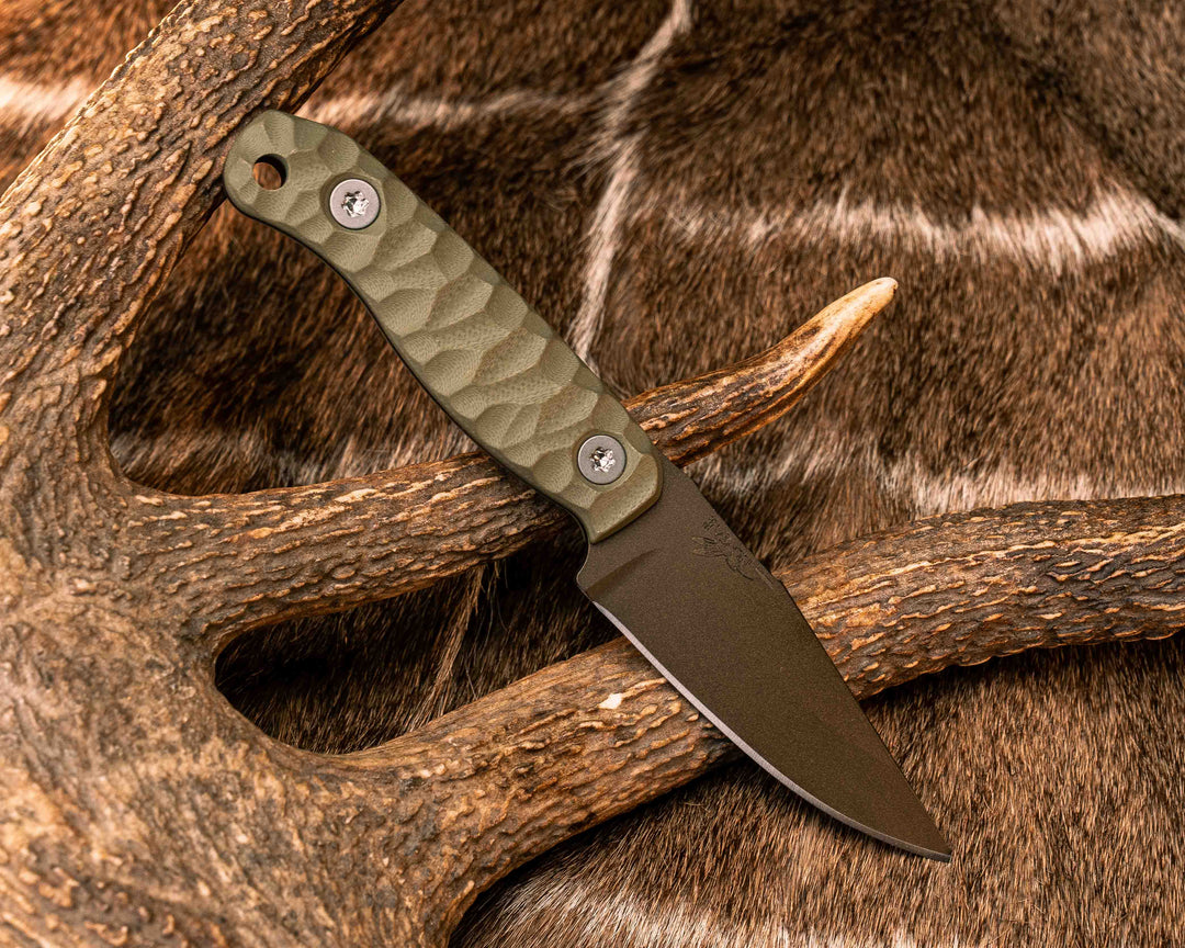 Feather Light- OD Green G10, Midnight Bronze Cerakote, Ti Torx Bolts, Textured Grip