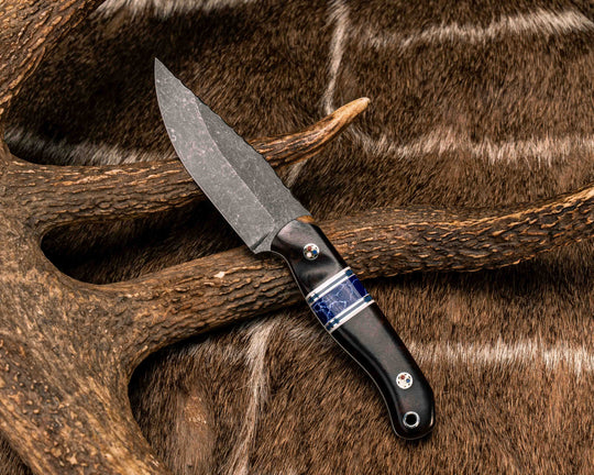 Feather Light- Desert Ironwood, White G10, Blu G10, Aluminum and Grey G10 Pin Striping, Sodalite Tru-stone Split, Patriot Mosaic Pins, Aluminum Lanyard Pin, Textured Grip