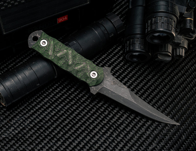 Combat Filet - Junglewear Carbon Fiber, Ti Allen Bolts, Chaos Grip