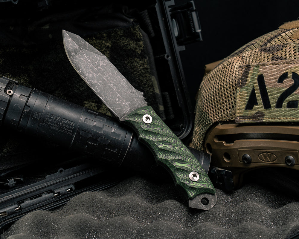 Disaster Jr- Jungle Wear Carbon, Ti Allen Bolts, Textured Grip