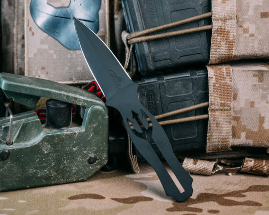 Trident Dagger- Armor Black Cerakote Finish