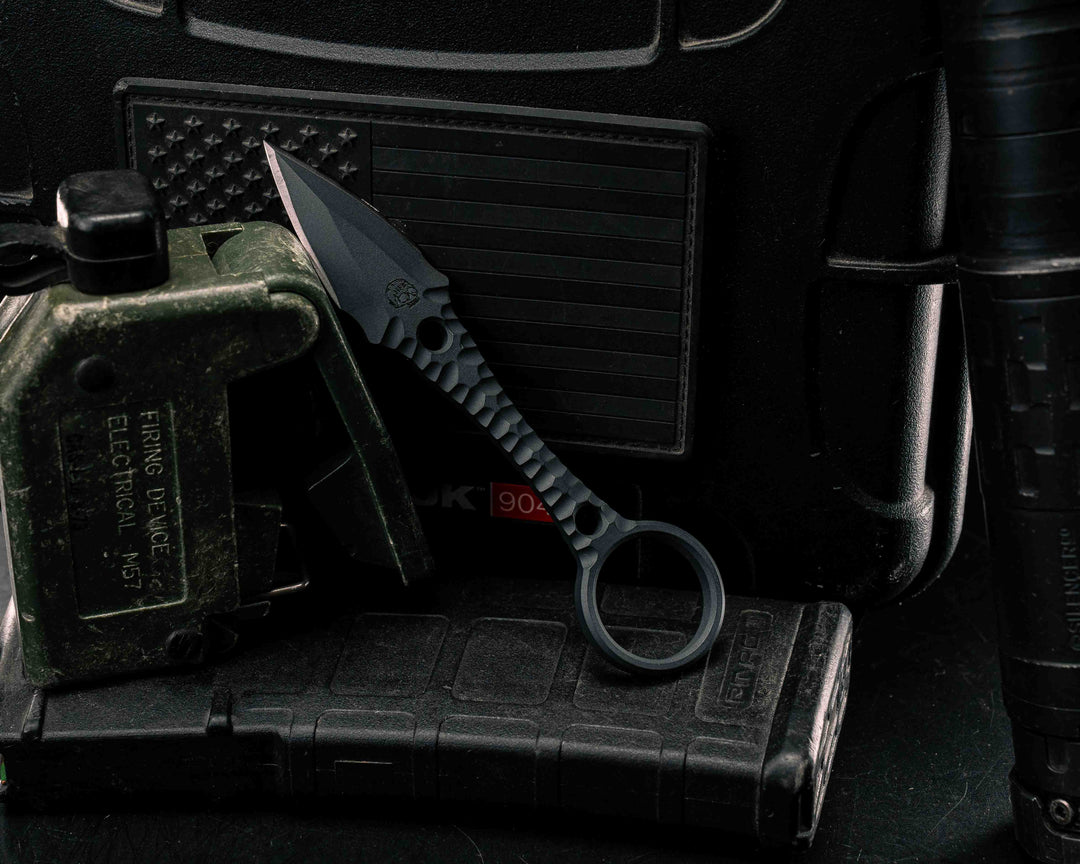 Ringstrike- Sniper Grey Cerakote and Machined Rockwork Handle