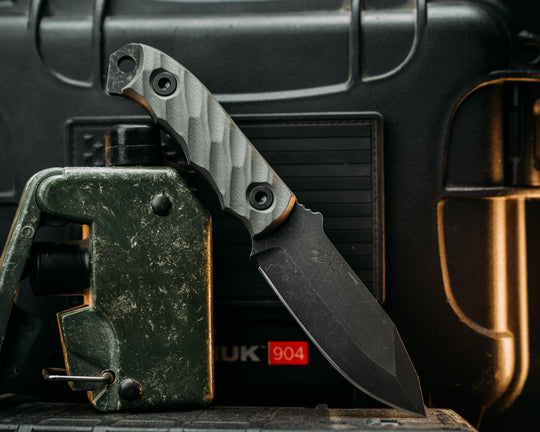 Disaster Cub- Grey G10, Allen Bolts, Textured Grip
