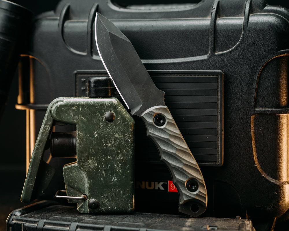 Disaster Cub- Grey G10, Allen Bolts, Textured Grip