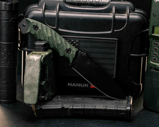 Disaster Breacher- Jungle Wear Carbon, Armor Black Cerakote, Allen Bolts, Textured Grip