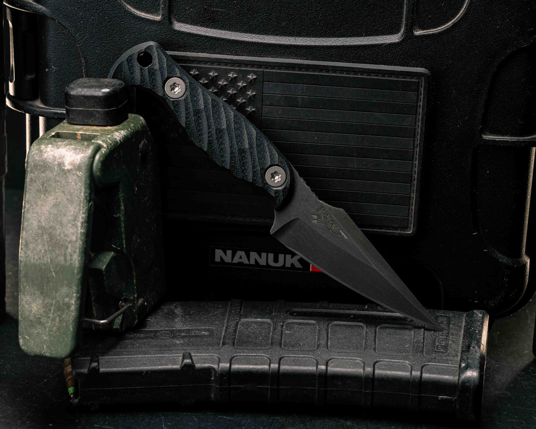 Gulo Gulo- Black G10, Ti Allen Bolts, Textured Grip