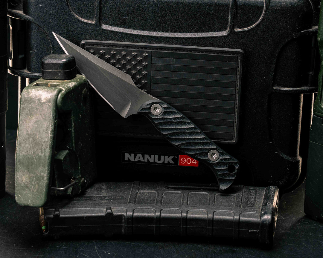Gulo Gulo- Black G10, Ti Allen Bolts, Textured Grip