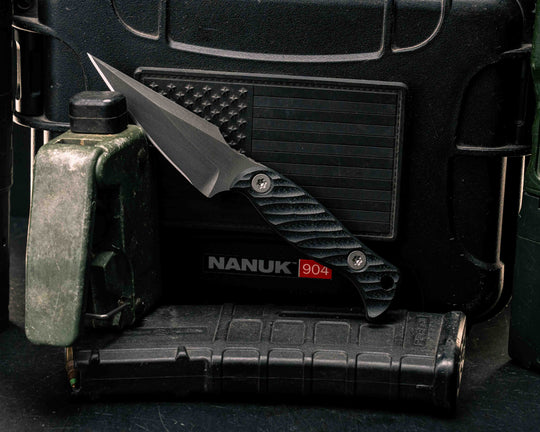 Gulo Gulo- Black G10, Ti Allen Bolts, Textured Grip