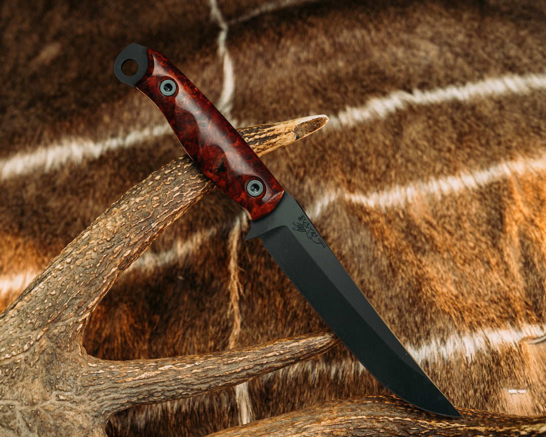 Crow Breakdown - Amboyna, Armor Black Cerakote, Allen Bolts, Grooved Grip