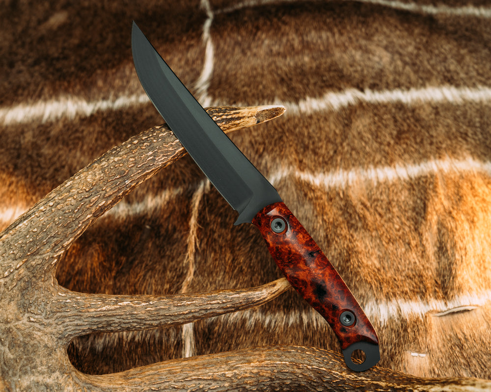 Crow Breakdown - Amboyna, Armor Black Cerakote, Allen Bolts, Grooved Grip