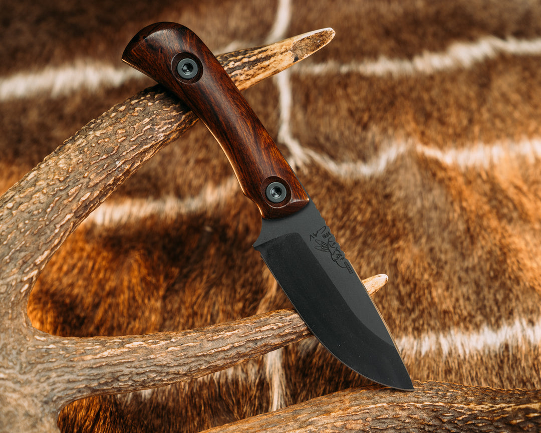 Cav Jr - Desert Ironwood, Armor Black Cerakote, Allen bolts, Smooth Grip