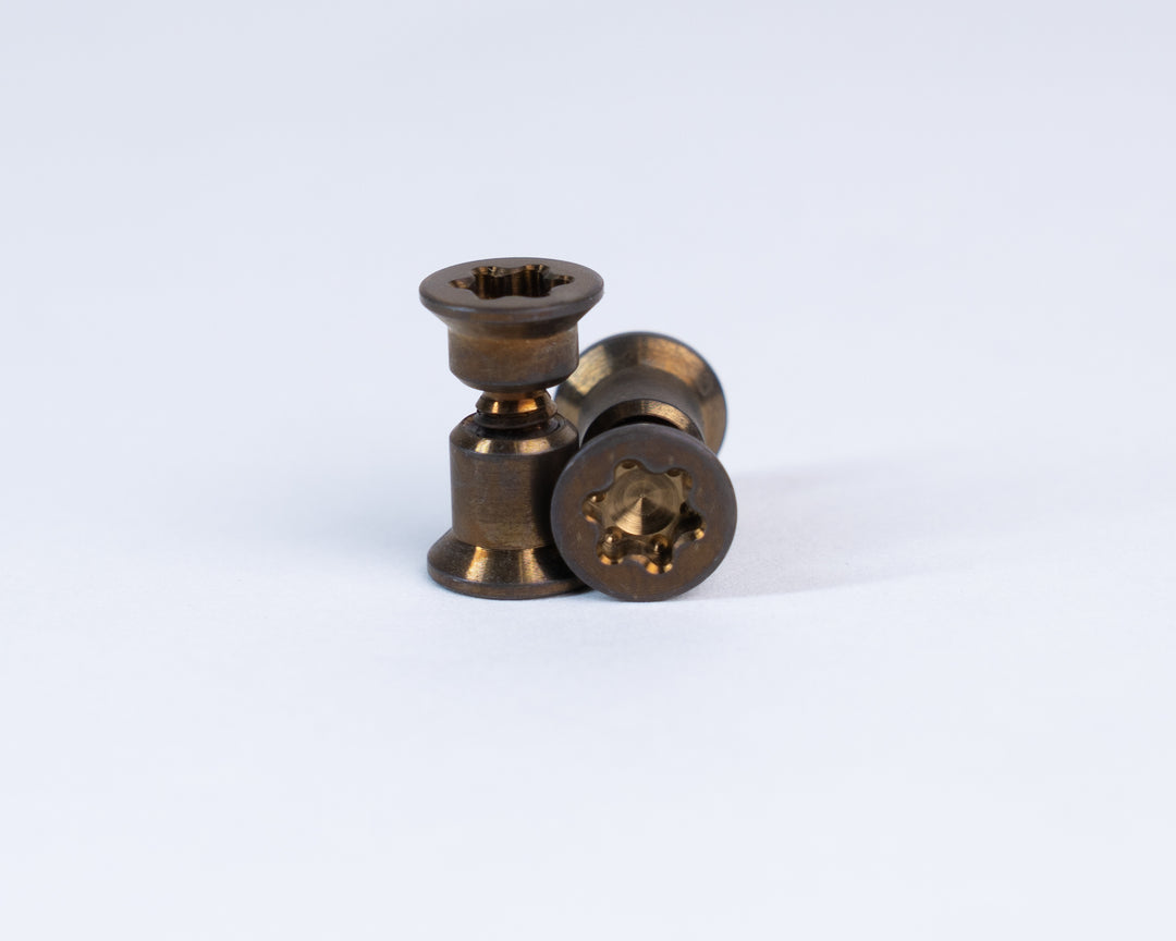 Titanium Hardware, (SET of 2),  Bronze, HFB-Long