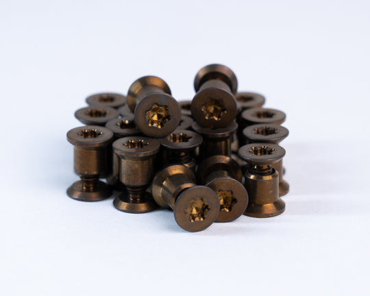 Titanium Hardware, (SET of 2), Anodized Bronze, HFB-Short