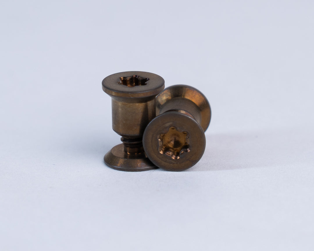 Titanium Hardware, (SET of 2), Anodized Bronze, HFB-Short