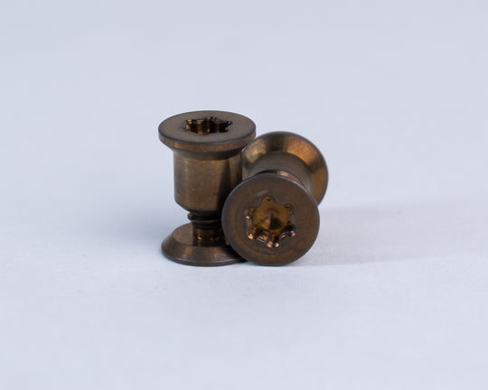 Titanium Hardware, (SET of 2), Anodized Bronze, HFB-Short