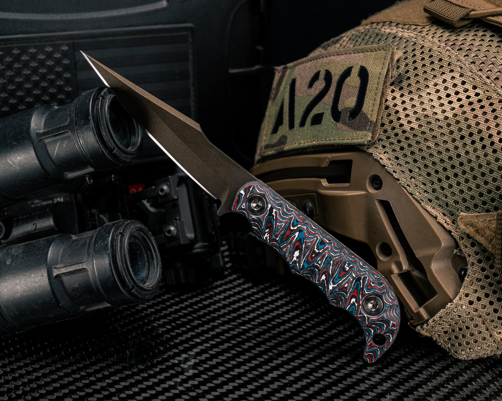 Senator- Nebula Carbon, Midnight Bronze Cerkote, Ti Allen Bolts, Textured Grip