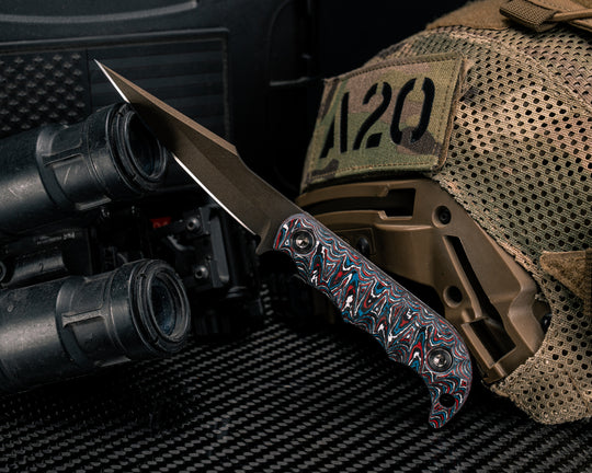 Senator- Nebula Carbon, Midnight Bronze Cerkote, Ti Allen Bolts, Textured Grip