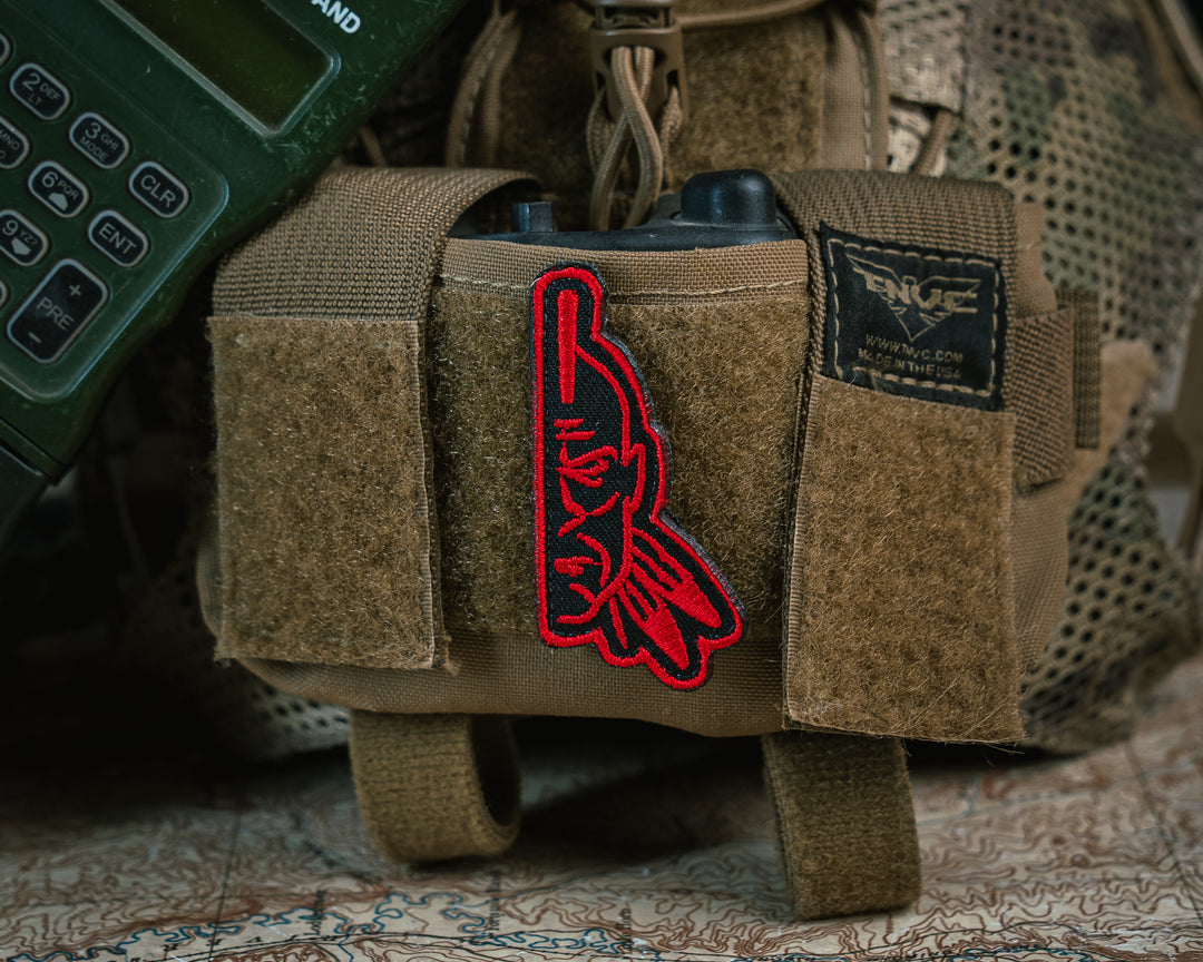 Half Face Velcro Patch