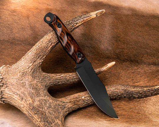 Crow Scout - Desert Ironwood, Armor Black Cerakote, Allen Bolts, Textured Grip